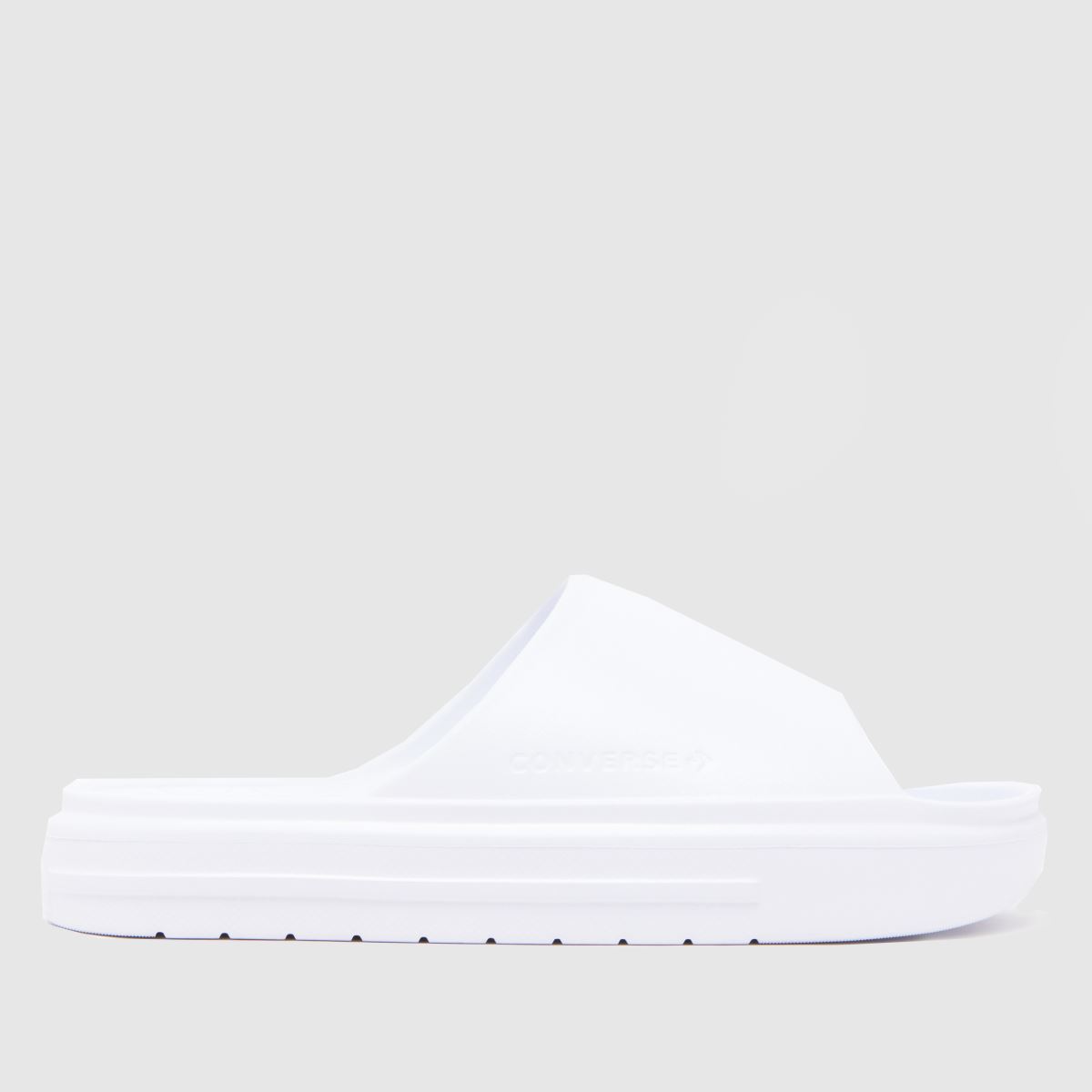 Converse  Essential Slide in White Converse  Essential Slide in White
