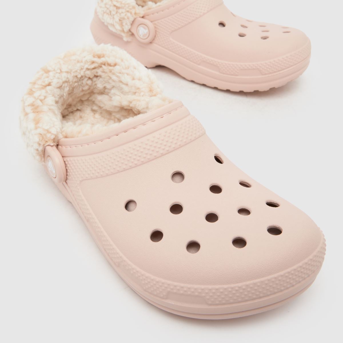 Crocs  Classic Fleece Lined Clog in Pale Pink Crocs  Classic Fleece Lined Clog in Pale Pink