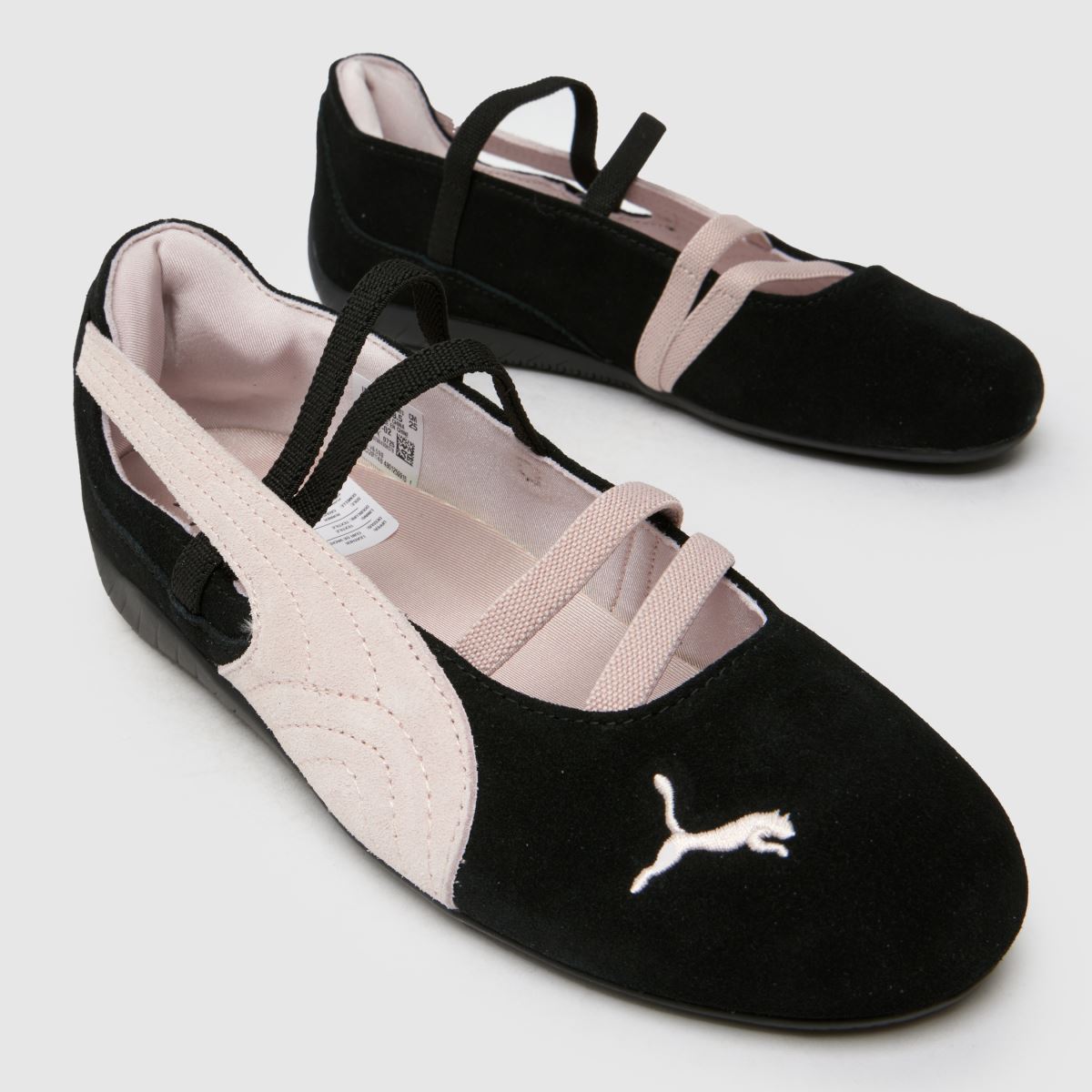PUMA  Speedcat Ballet in Black & pink PUMA  Speedcat Ballet in Black & pink