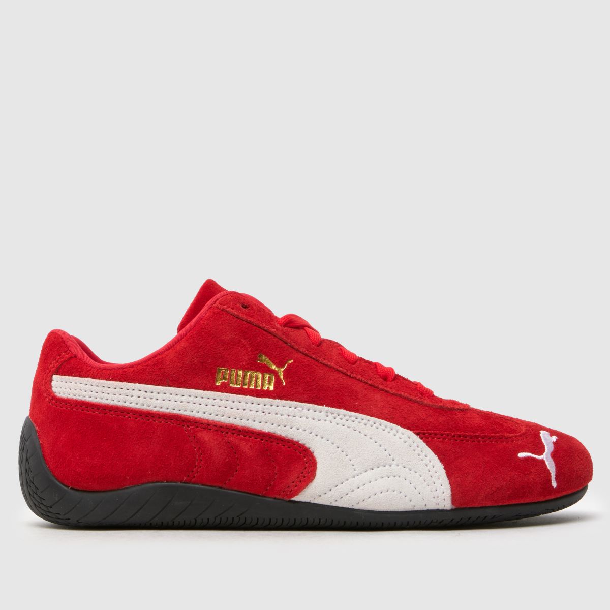 PUMA  Speedcat in White & Red PUMA  Speedcat in White & Red