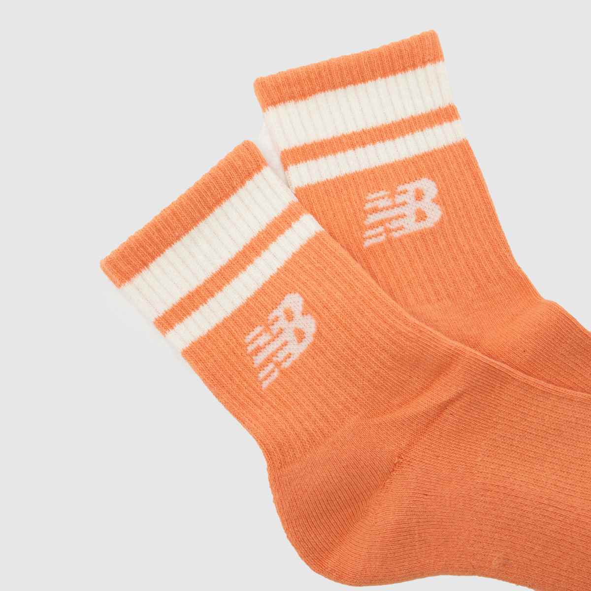 New Balance  Kids Stripe Midcalf Socks 3PK in Pink Multi New Balance  Kids Stripe Midcalf Socks 3PK in Pink Multi