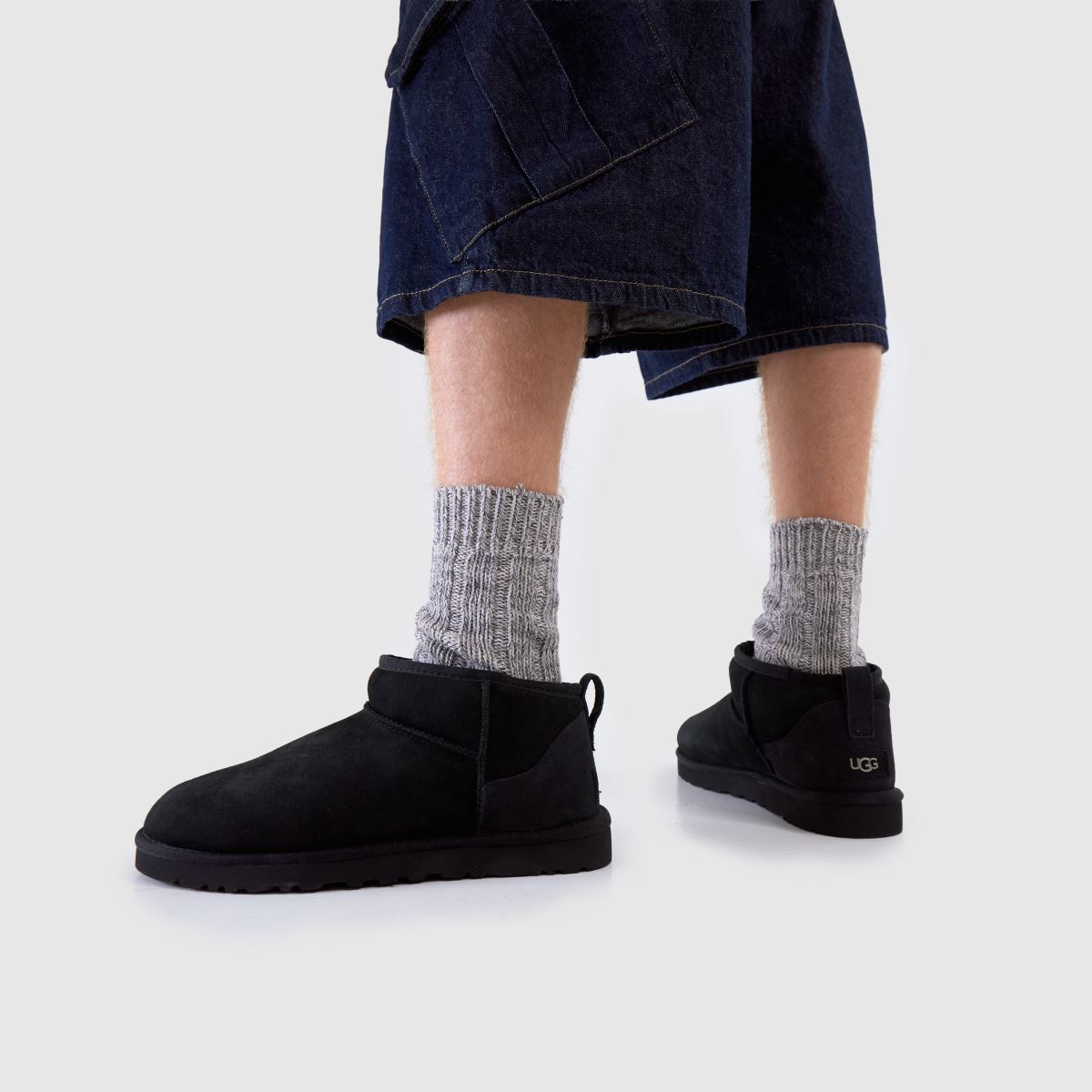 UGG  Classic Ultra Mini II in Black UGG  Classic Ultra Mini II in Black