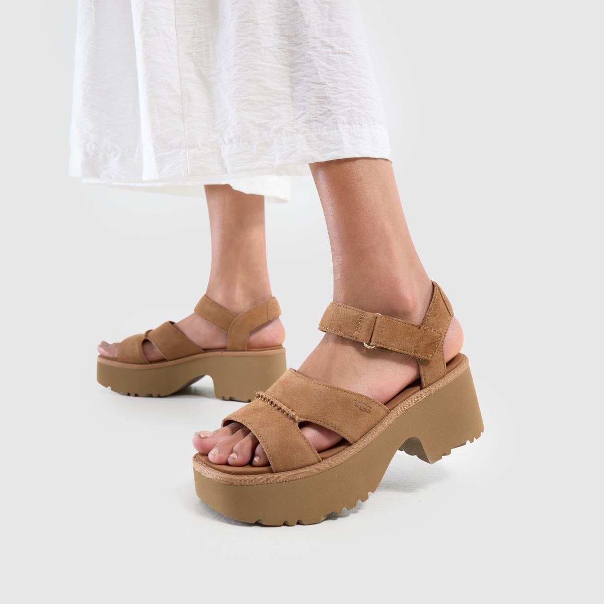 UGG  New Heights Ankle Strap in Chestnut UGG  New Heights Ankle Strap in Chestnut