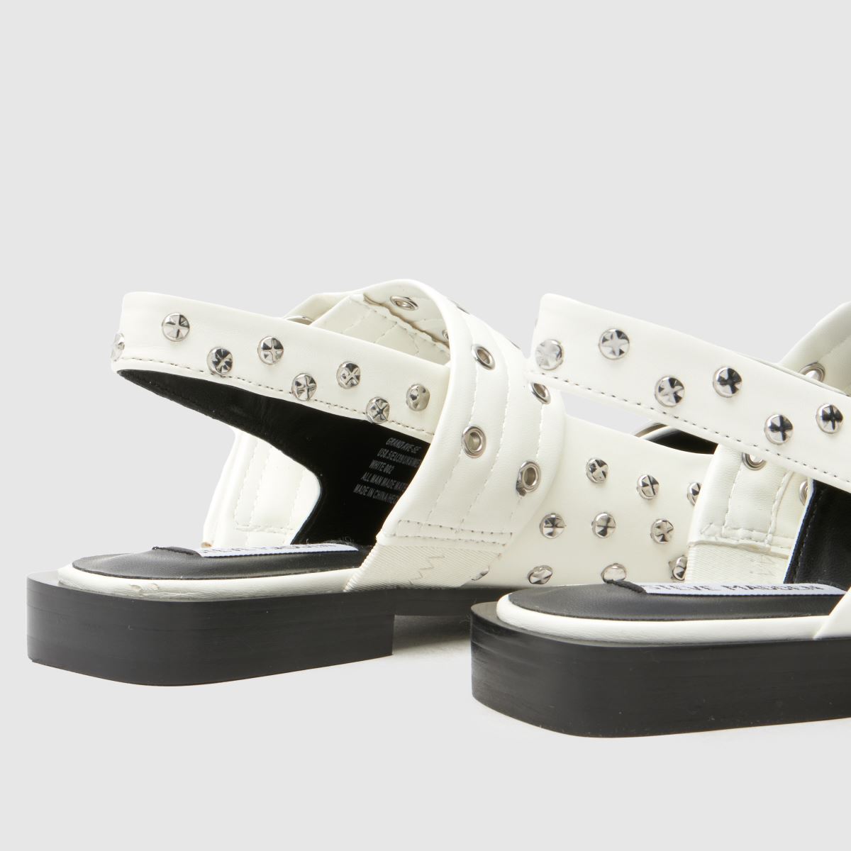 Steve Madden  Grand Ave Studded in White Steve Madden  Grand Ave Studded in White