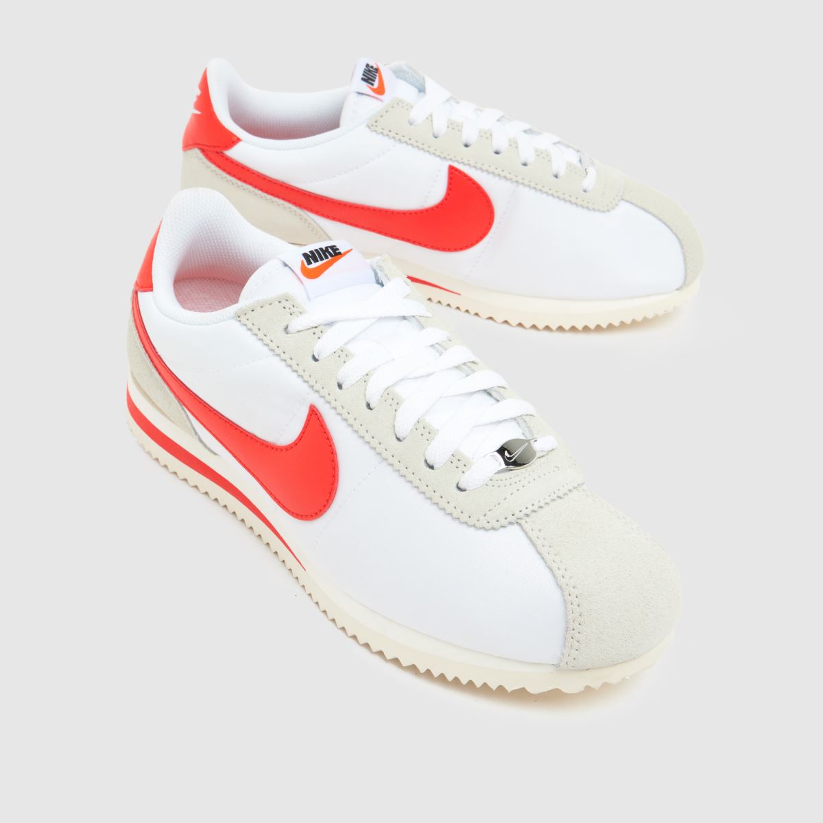 Nike  Cortez in White & Red Nike  Cortez in White & Red