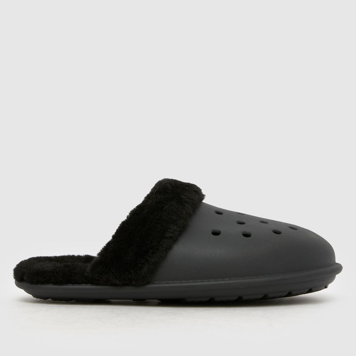 Crocs  Classic Fuzz in Black Crocs  Classic Fuzz in Black
