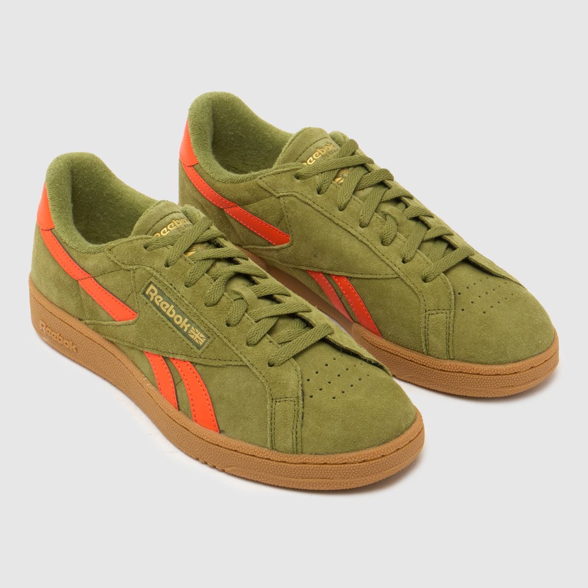 Reebok  Club C Grounds in Green Multi Reebok  Club C Grounds in Green Multi