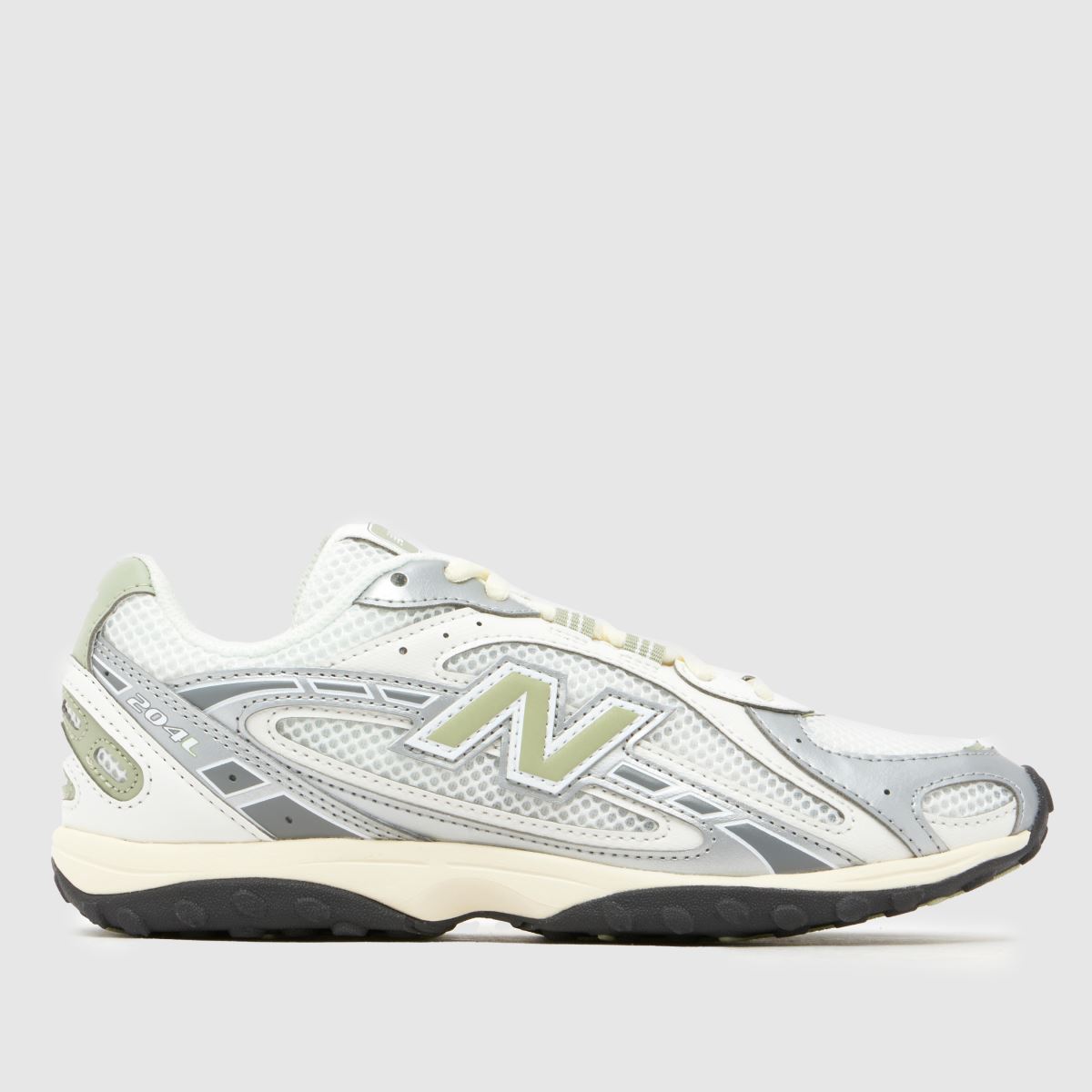 New Balance  204L in White & Green New Balance  204L in White & Green