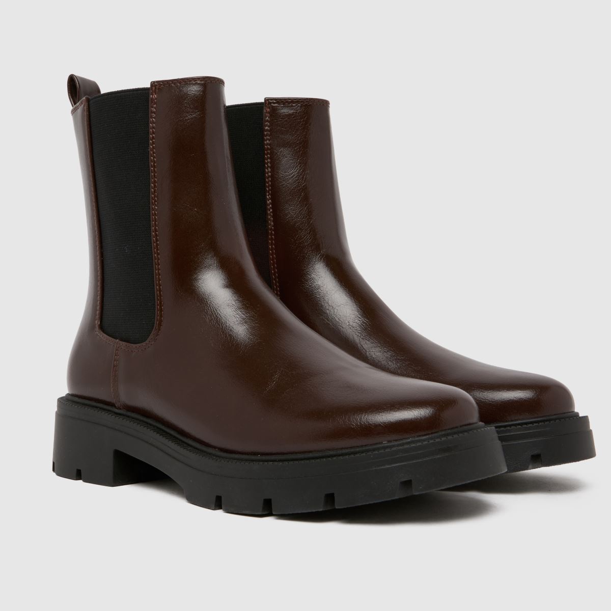 schuh  Abbie Chunky Chelsea in Brown schuh  Abbie Chunky Chelsea in Brown