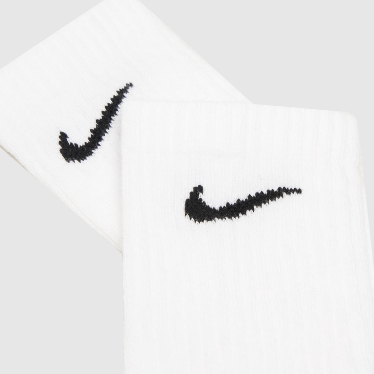 Nike  Crew Socks 3 Pack in White & Black Nike  Crew Socks 3 Pack in White & Black
