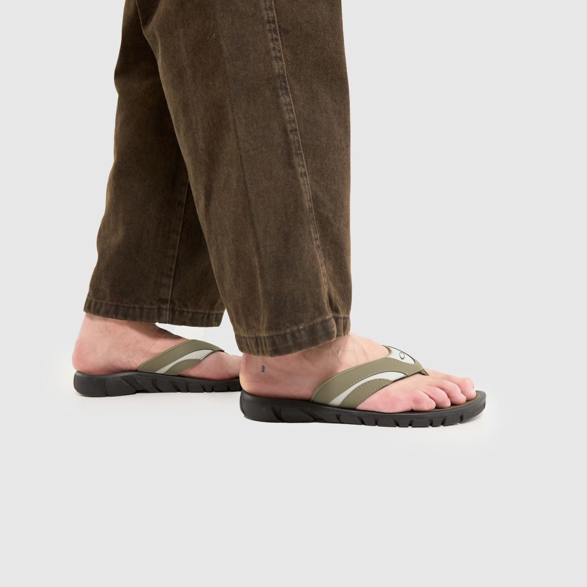 Oakley  O Coil Flip Flop in Khaki Oakley  O Coil Flip Flop in Khaki