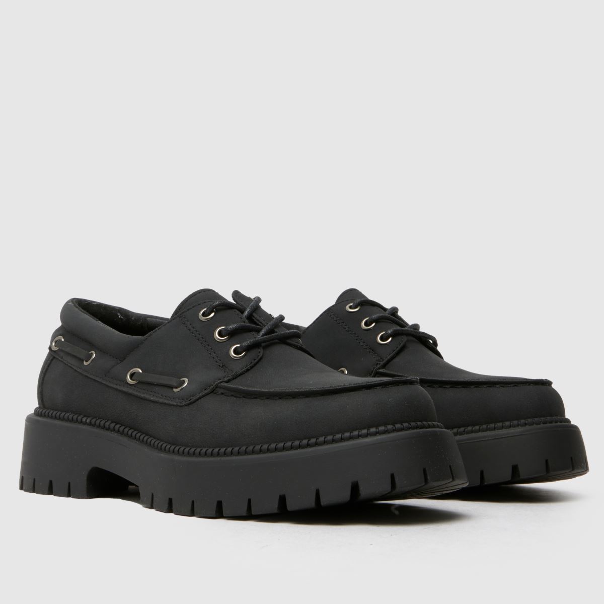 schuh  Lowen Boat in Black schuh  Lowen Boat in Black
