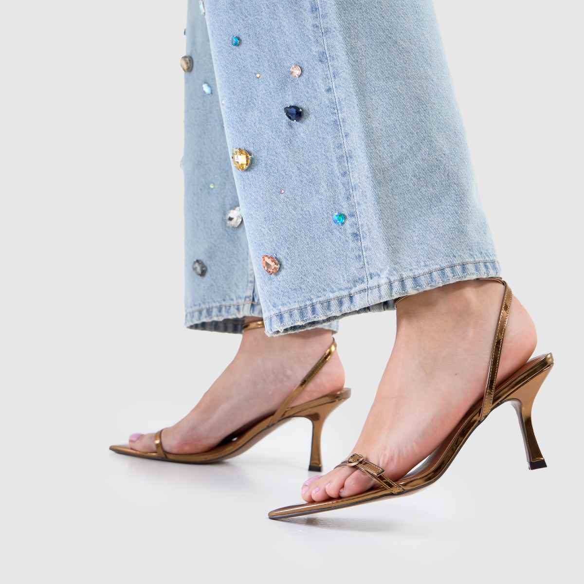 schuh  Simba Pointed Toe in Bronze schuh  Simba Pointed Toe in Bronze