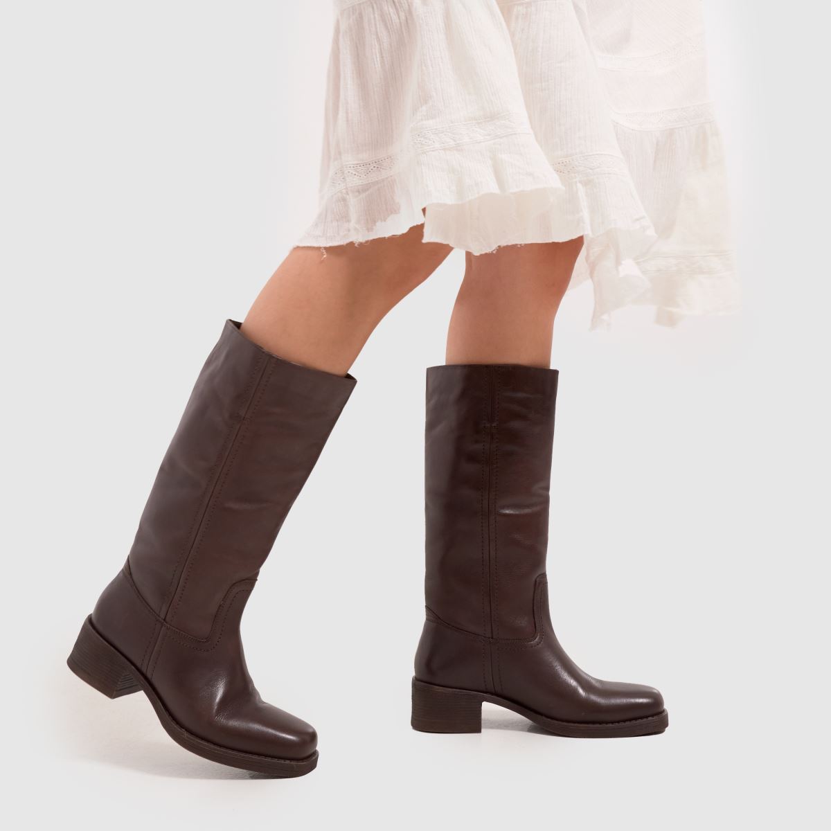 schuh  Damari Leather Pull On in Brown schuh  Damari Leather Pull On in Brown