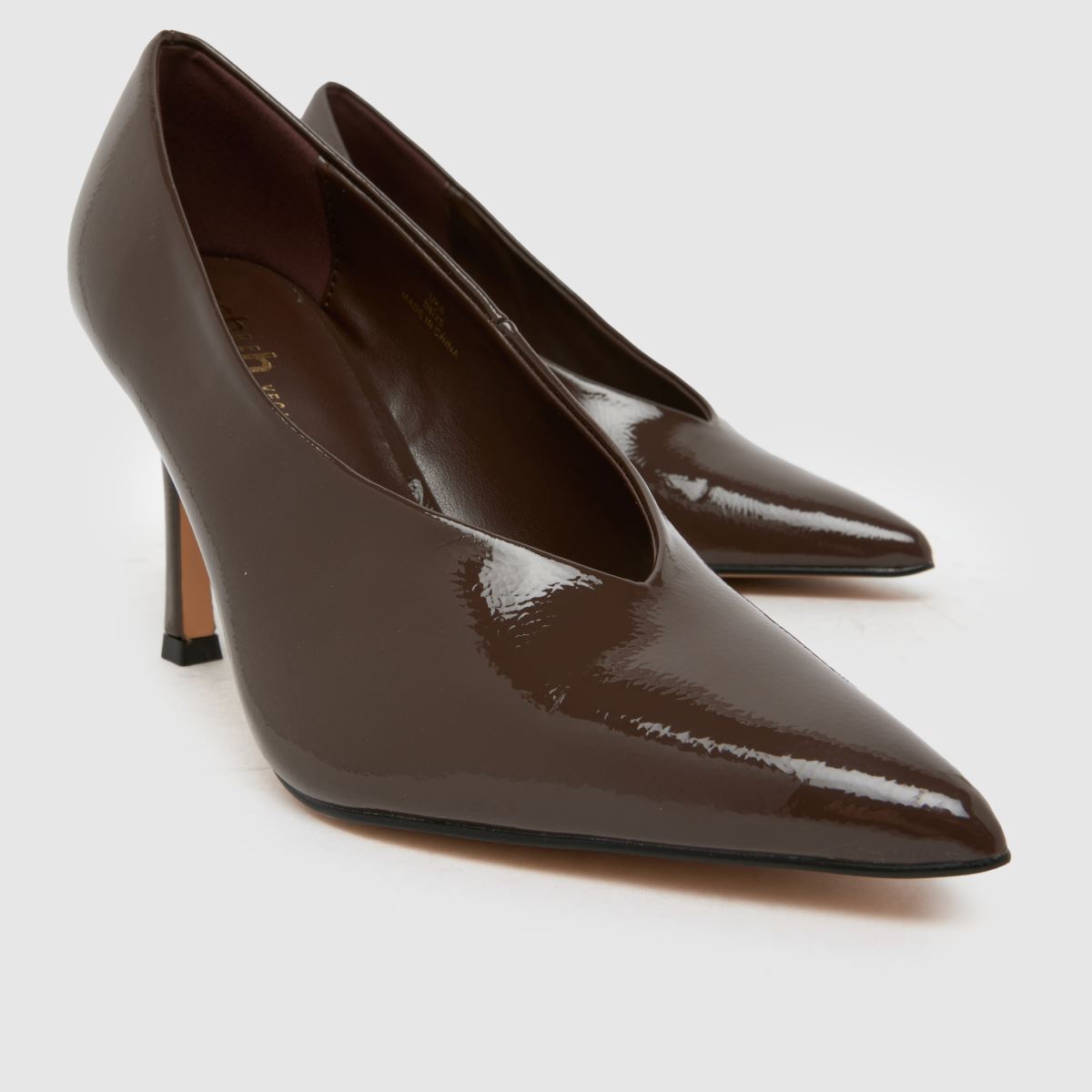 schuh  Shy High Vamp Court in Brown schuh  Shy High Vamp Court in Brown