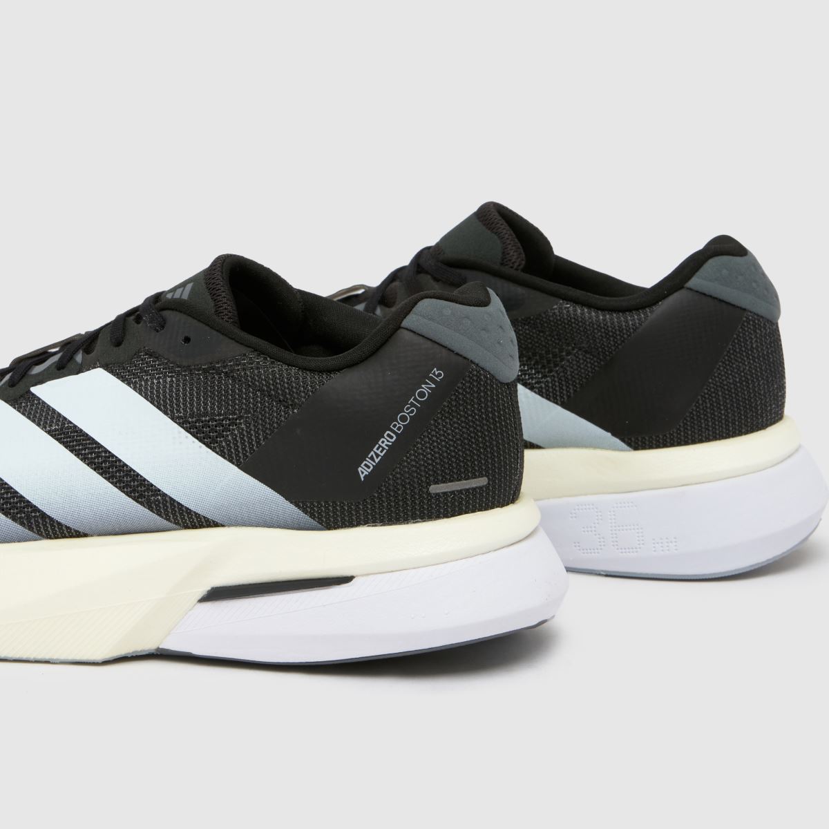 adidas  Adizero Boston 13 in Black & White adidas  Adizero Boston 13 in Black & White