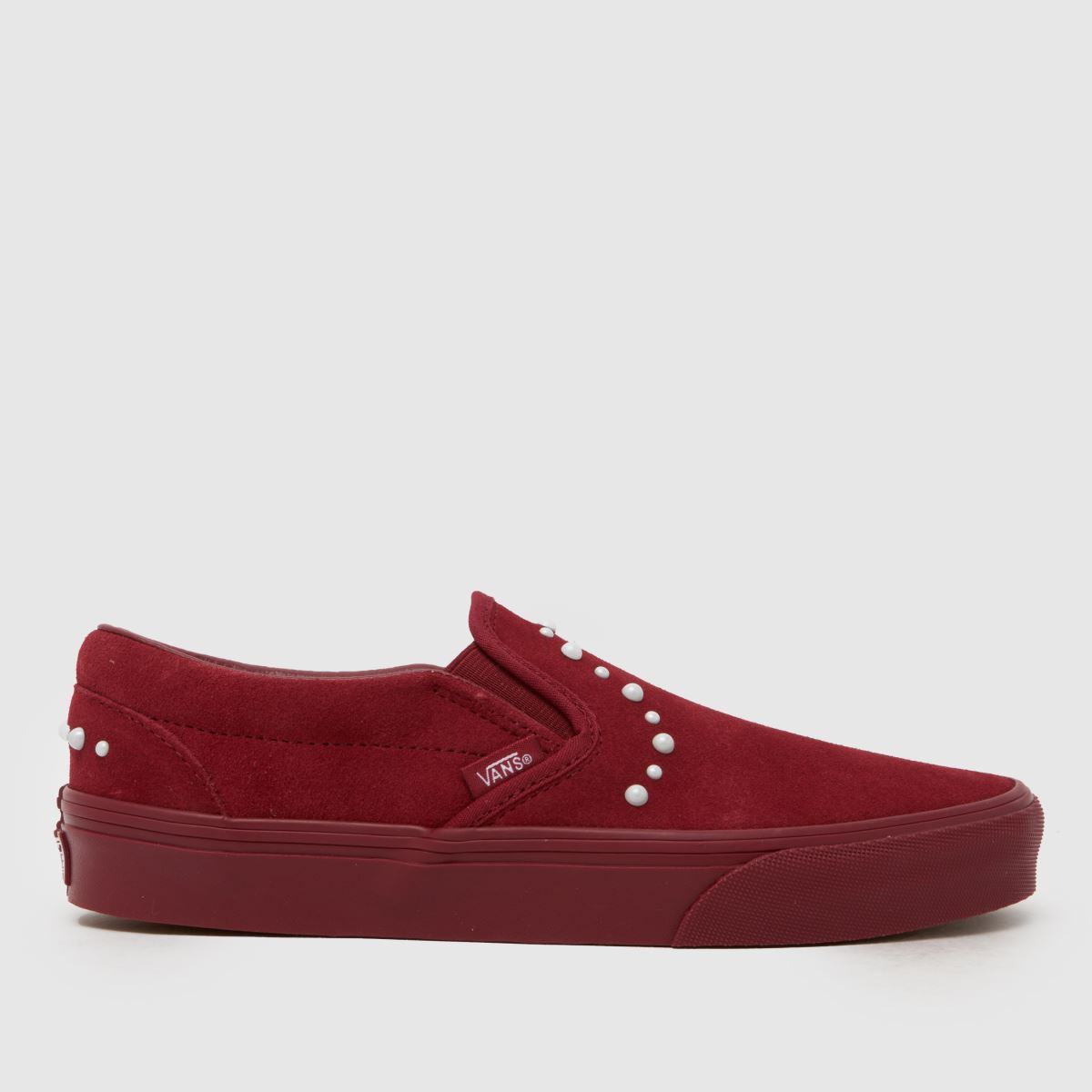 Vans  Classic Slip On in Burgundy Vans  Classic Slip On in Burgundy