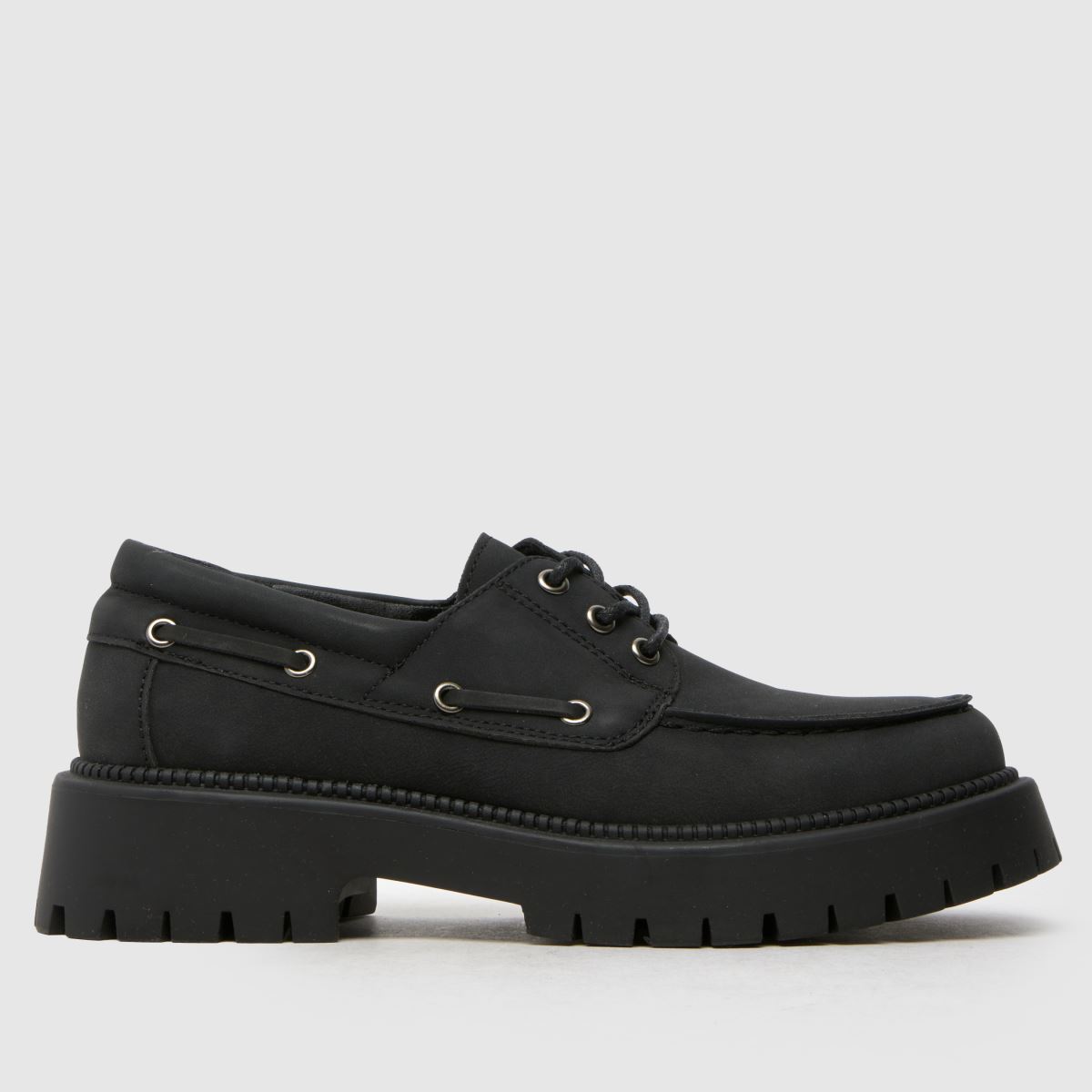 schuh  Lowen Boat in Black schuh  Lowen Boat in Black