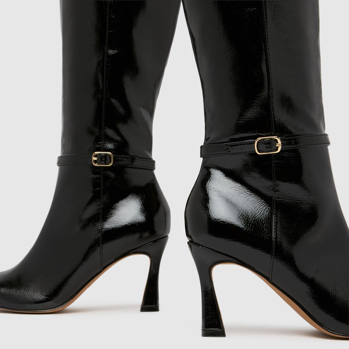 schuh  Demi Buckle Knee in Black schuh  Demi Buckle Knee in Black