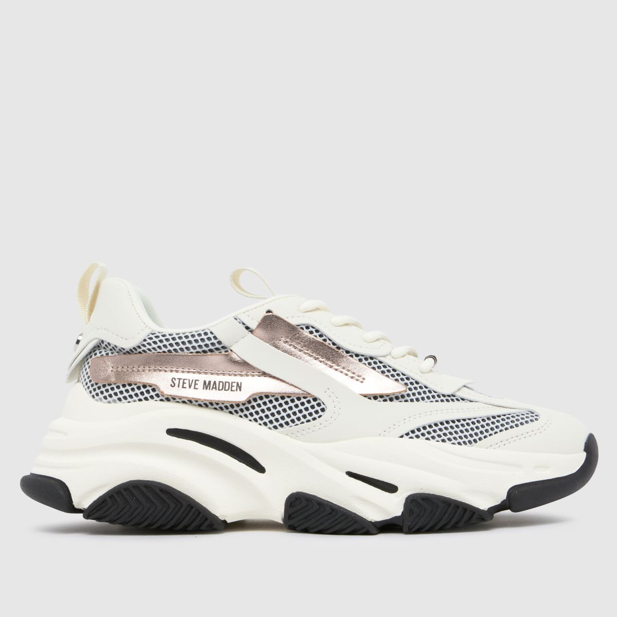 Steve Madden  Possession in White & Gold Steve Madden  Possession in White & Gold