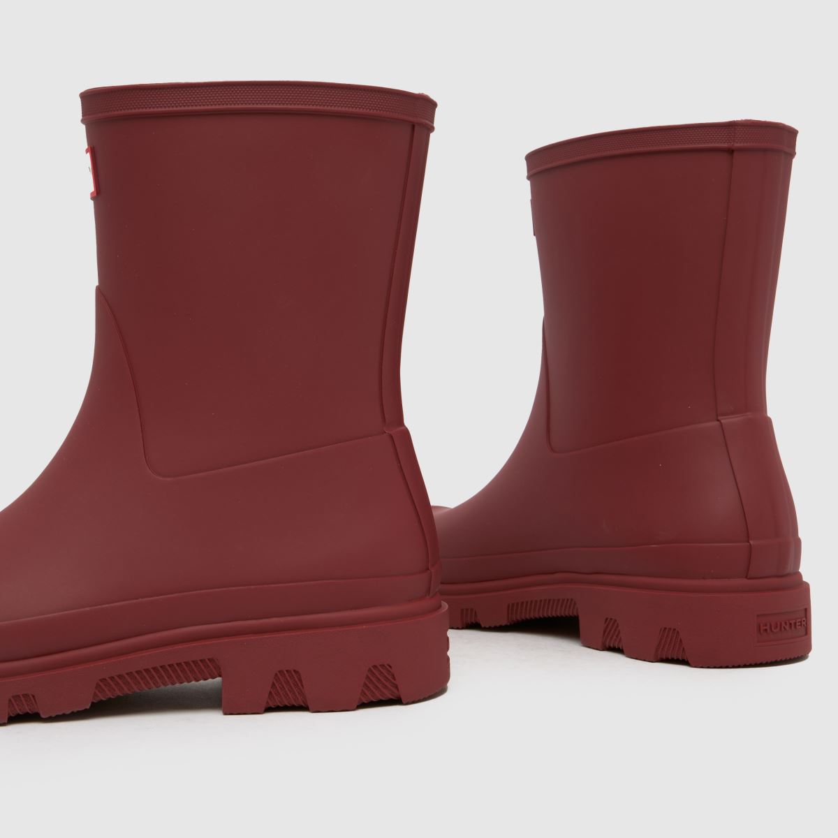HUNTER BOOTS  Downpour Short in Burgundy HUNTER BOOTS  Downpour Short in Burgundy
