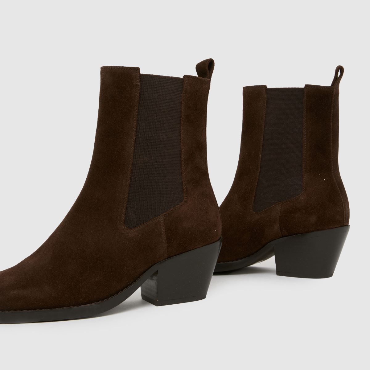 schuh  Bess Suede Western in Brown schuh  Bess Suede Western in Brown