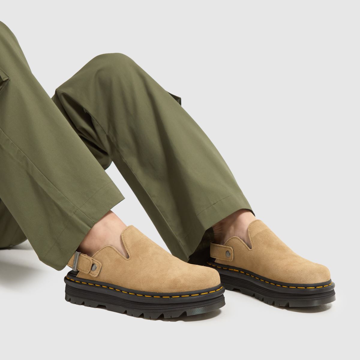 Dr Martens  Zebzag Mule in Tan Dr Martens  Zebzag Mule in Tan