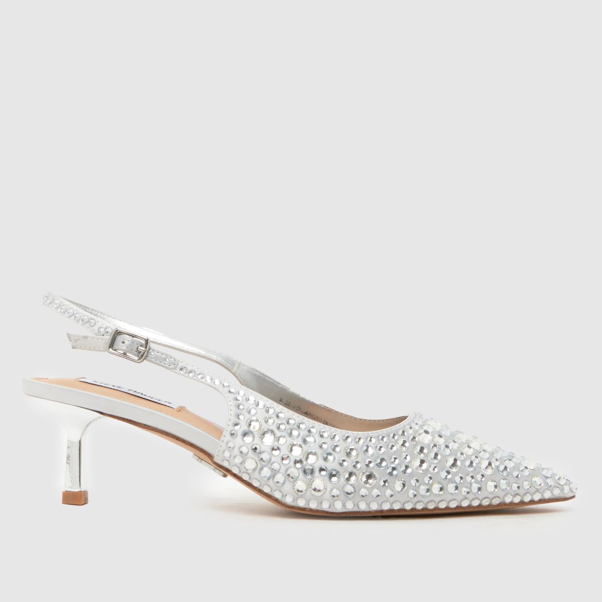 Steve Madden  Korra Bling Slingback in Silver Steve Madden  Korra Bling Slingback in Silver