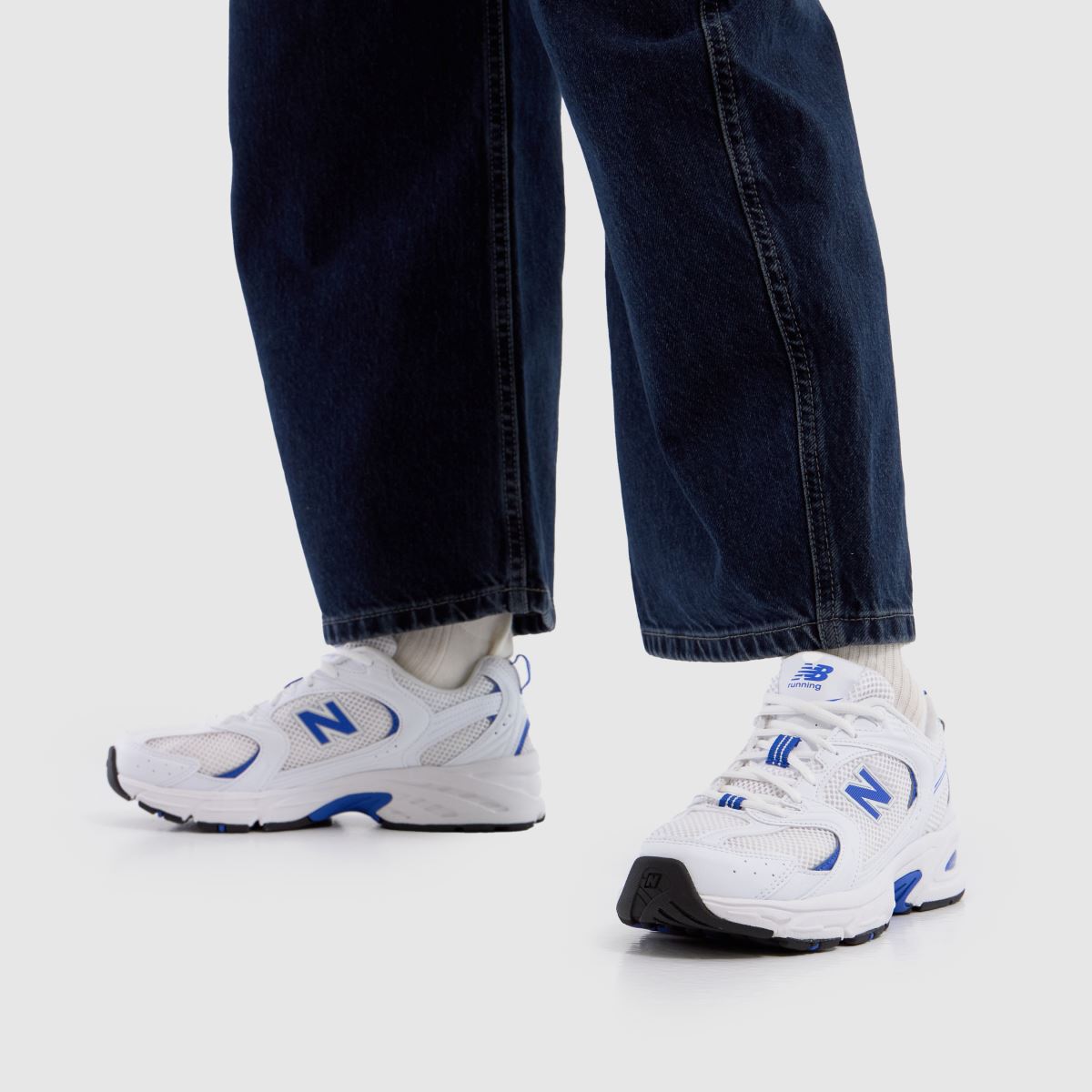 New Balance  530 in White & Blue New Balance  530 in White & Blue