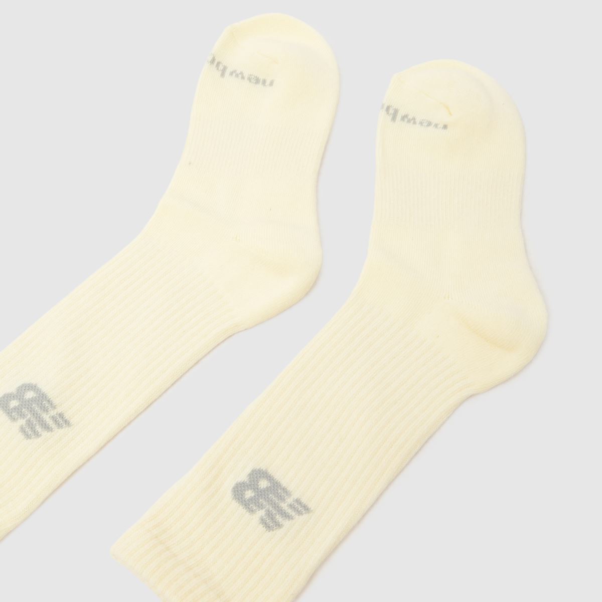 New Balance  Everyday Crew Socks 3 Pack in Beige Multi New Balance  Everyday Crew Socks 3 Pack in Beige Multi