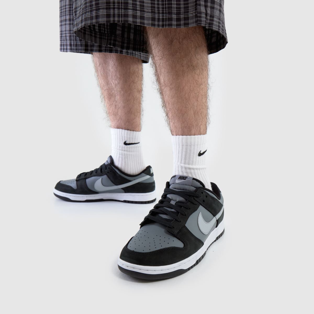 Nike  Dunk Low in Black & Grey Nike  Dunk Low in Black & Grey