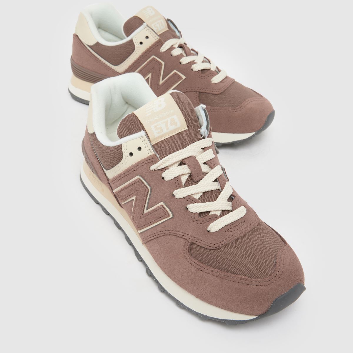New Balance  574 in Beige & Brown New Balance  574 in Beige & Brown