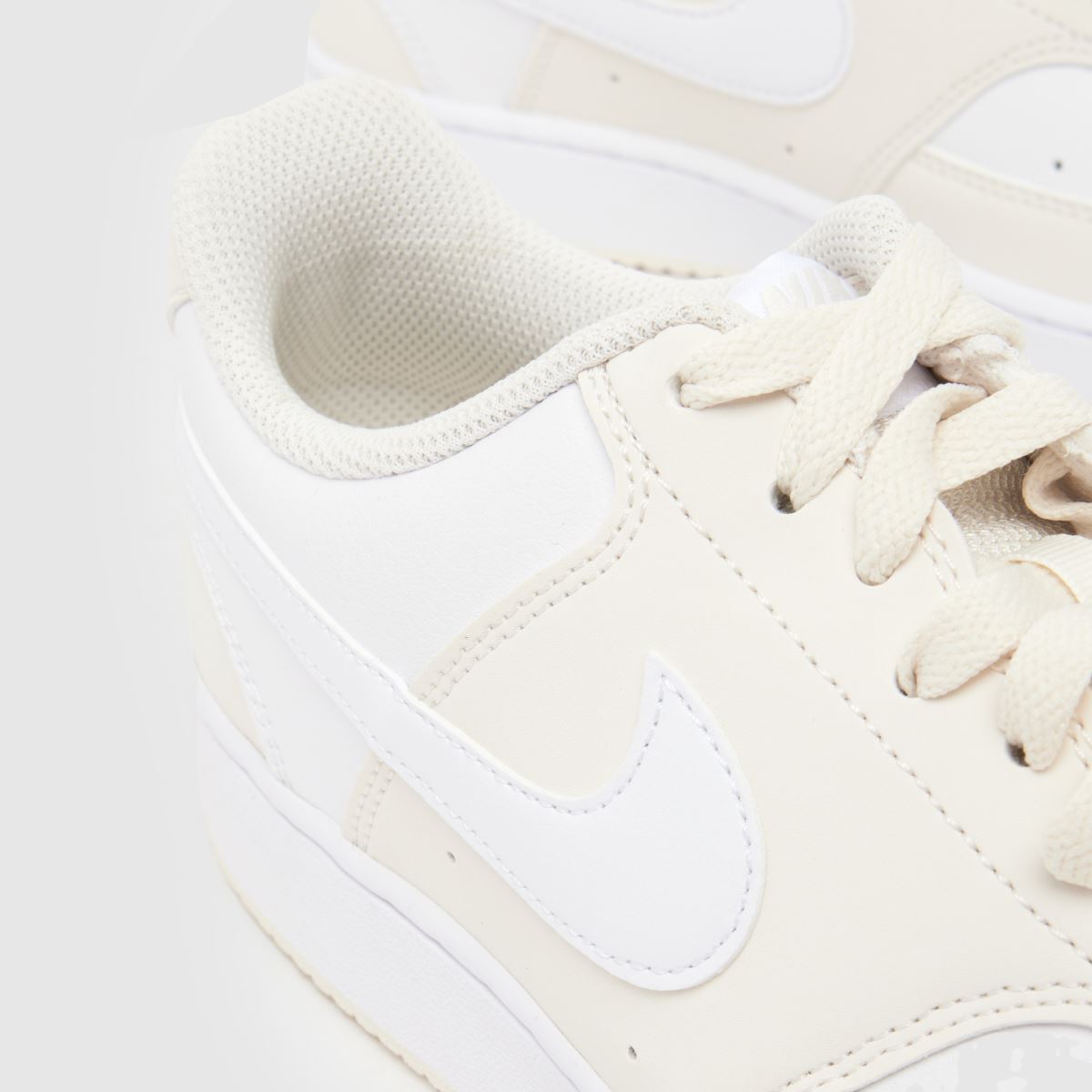 Nike  Court Vision in White & Beige Nike  Court Vision in White & Beige