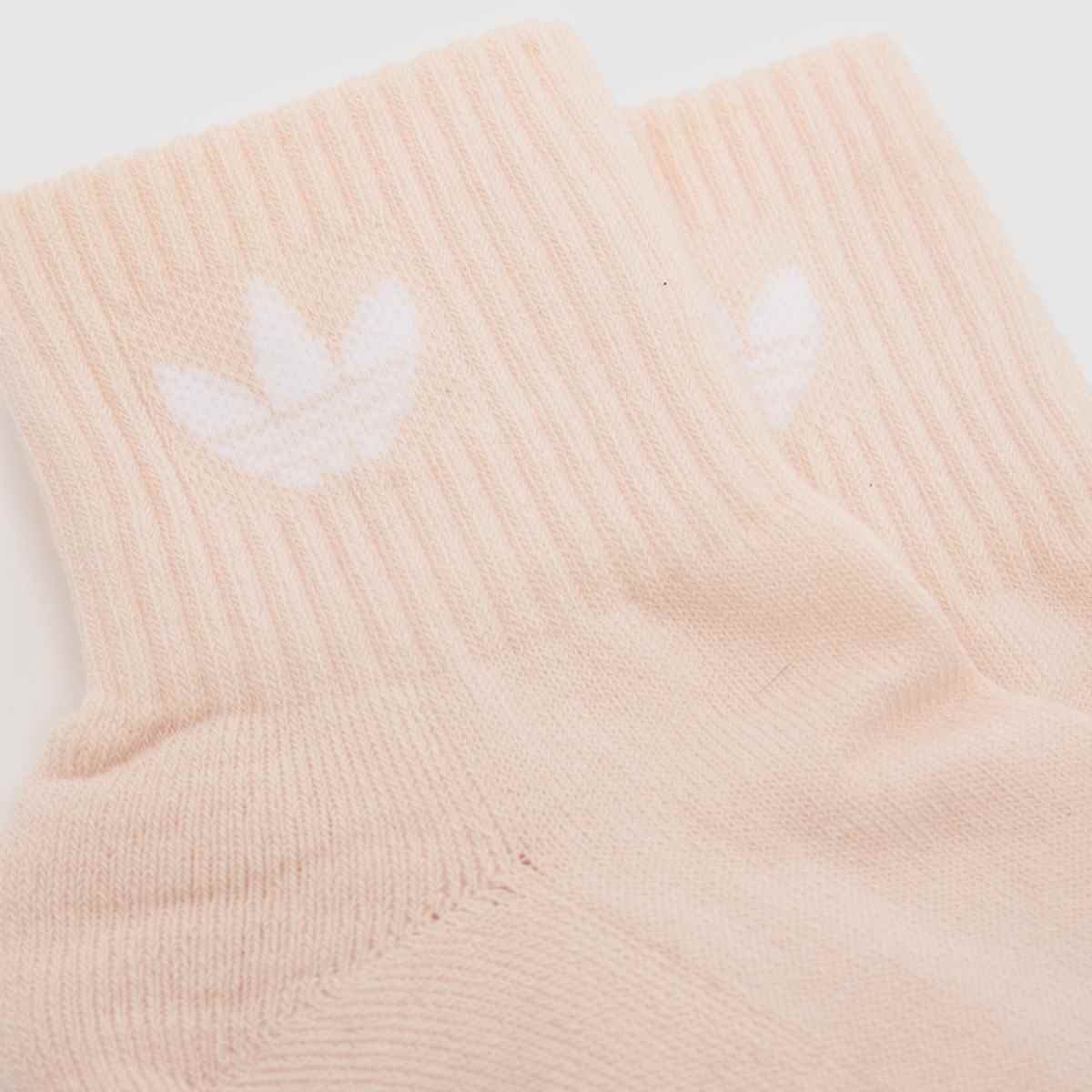 adidas  Mid Ankle Sock 6 PK in Beige Multi adidas  Mid Ankle Sock 6 PK in Beige Multi