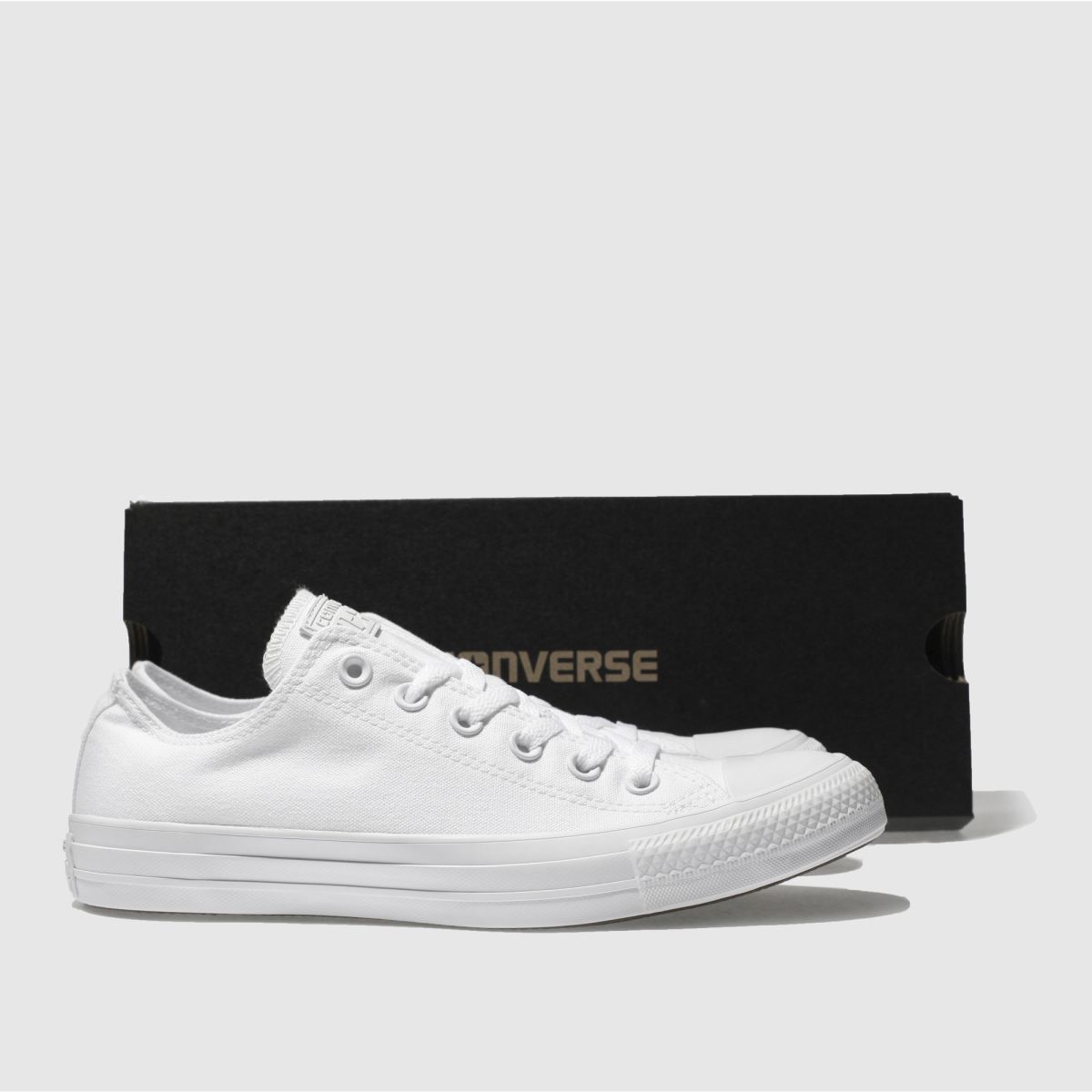 Converse  All Star Mono Ox in White Converse  All Star Mono Ox in White