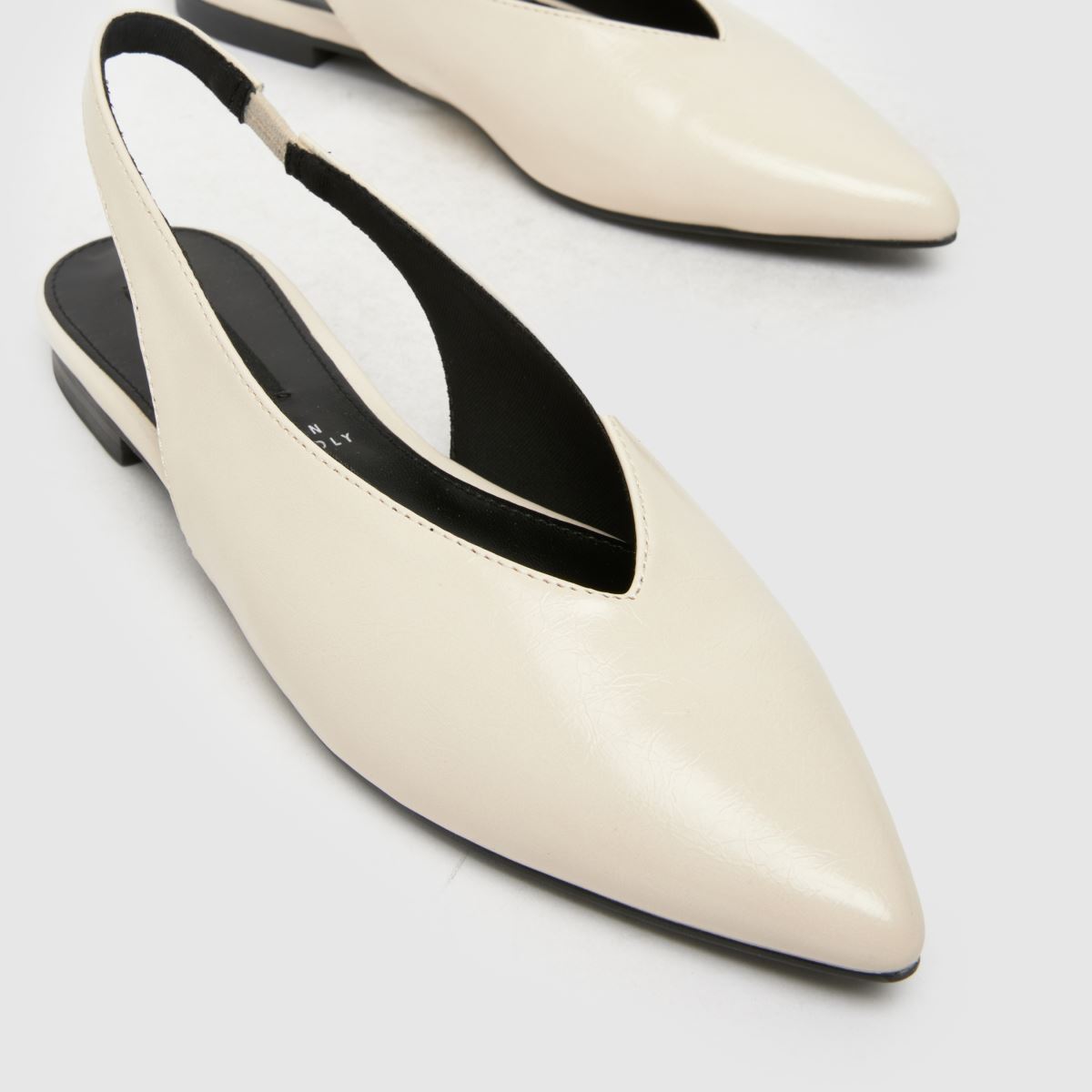 schuh  Lace Slingback in White schuh  Lace Slingback in White