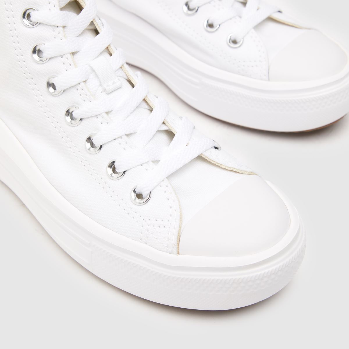 Converse  All Star Move Hi in White Converse  All Star Move Hi in White