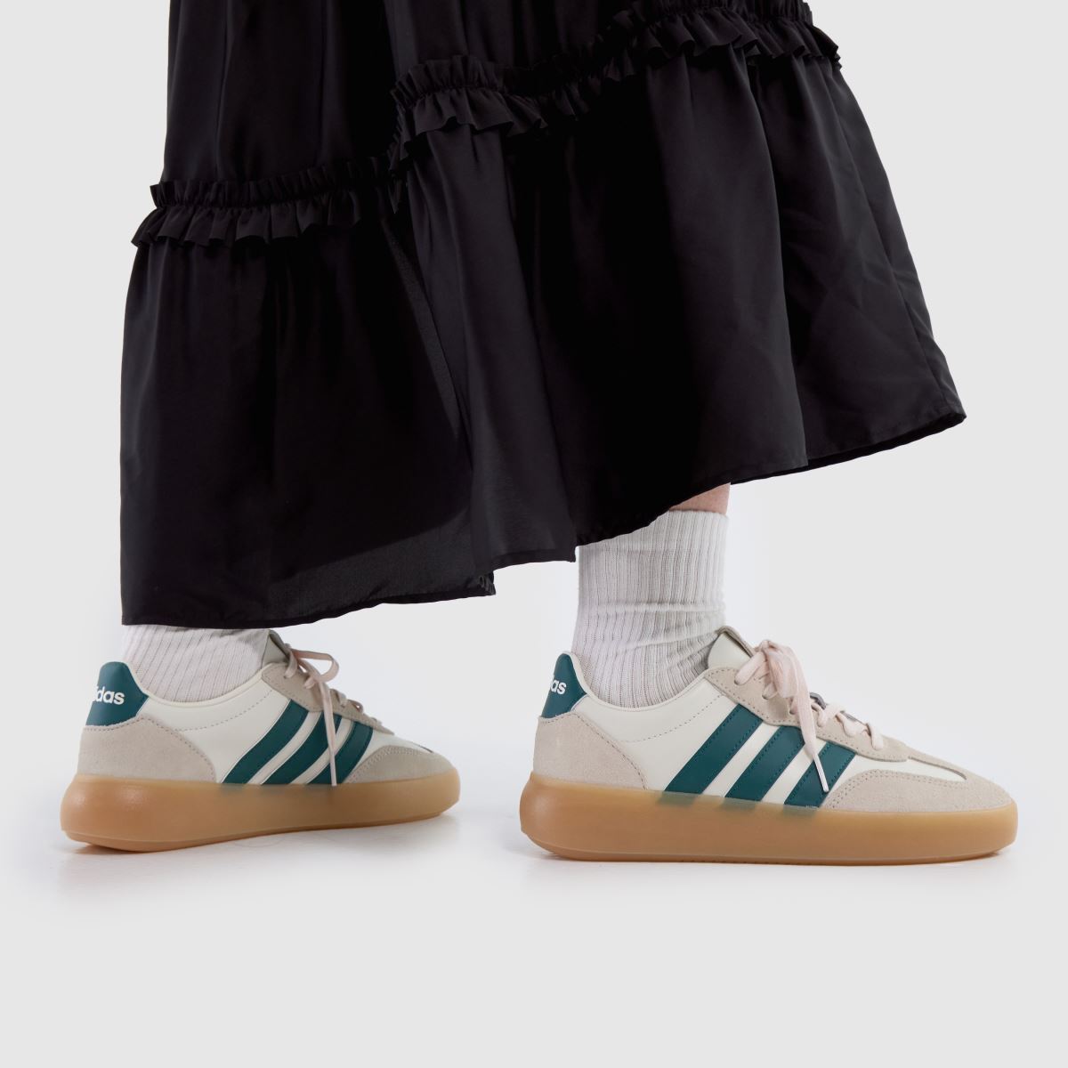 adidas  Barreda Decode in White & Green adidas  Barreda Decode in White & Green