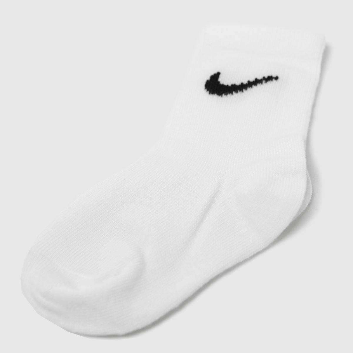Nike  Kids Basic Crew Socks 6 Pack in White Nike  Kids Basic Crew Socks 6 Pack in White