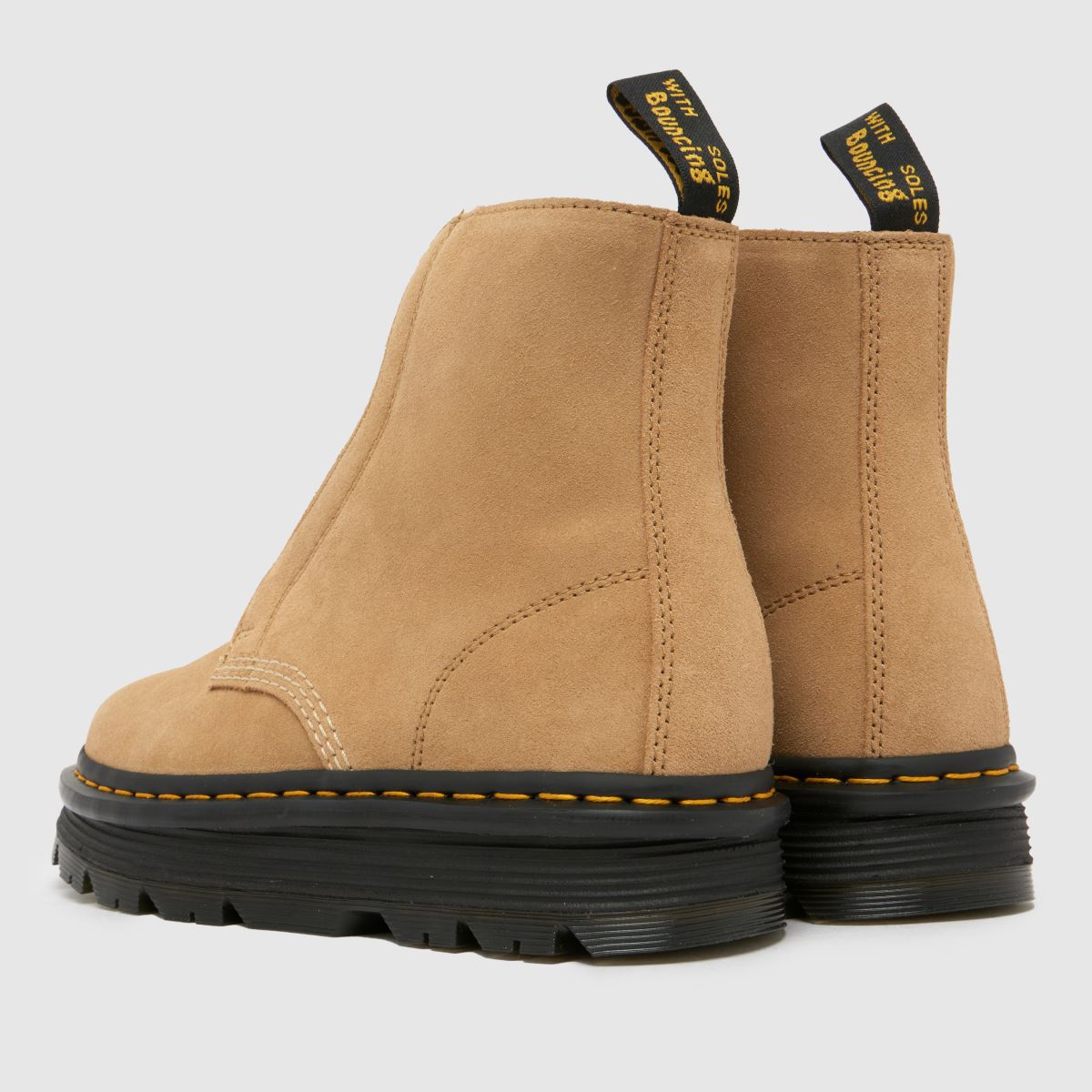 Dr Martens  Zebzag Laceless in Tan Dr Martens  Zebzag Laceless in Tan