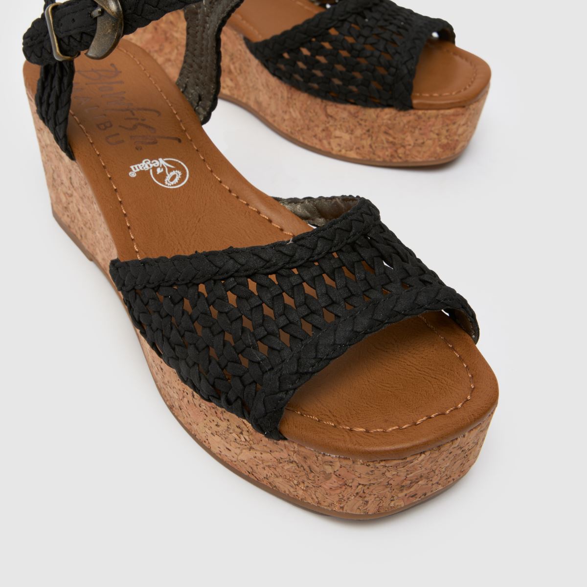 Blowfish Malibu  Aric Woven Wedge in Black Blowfish Malibu  Aric Woven Wedge in Black