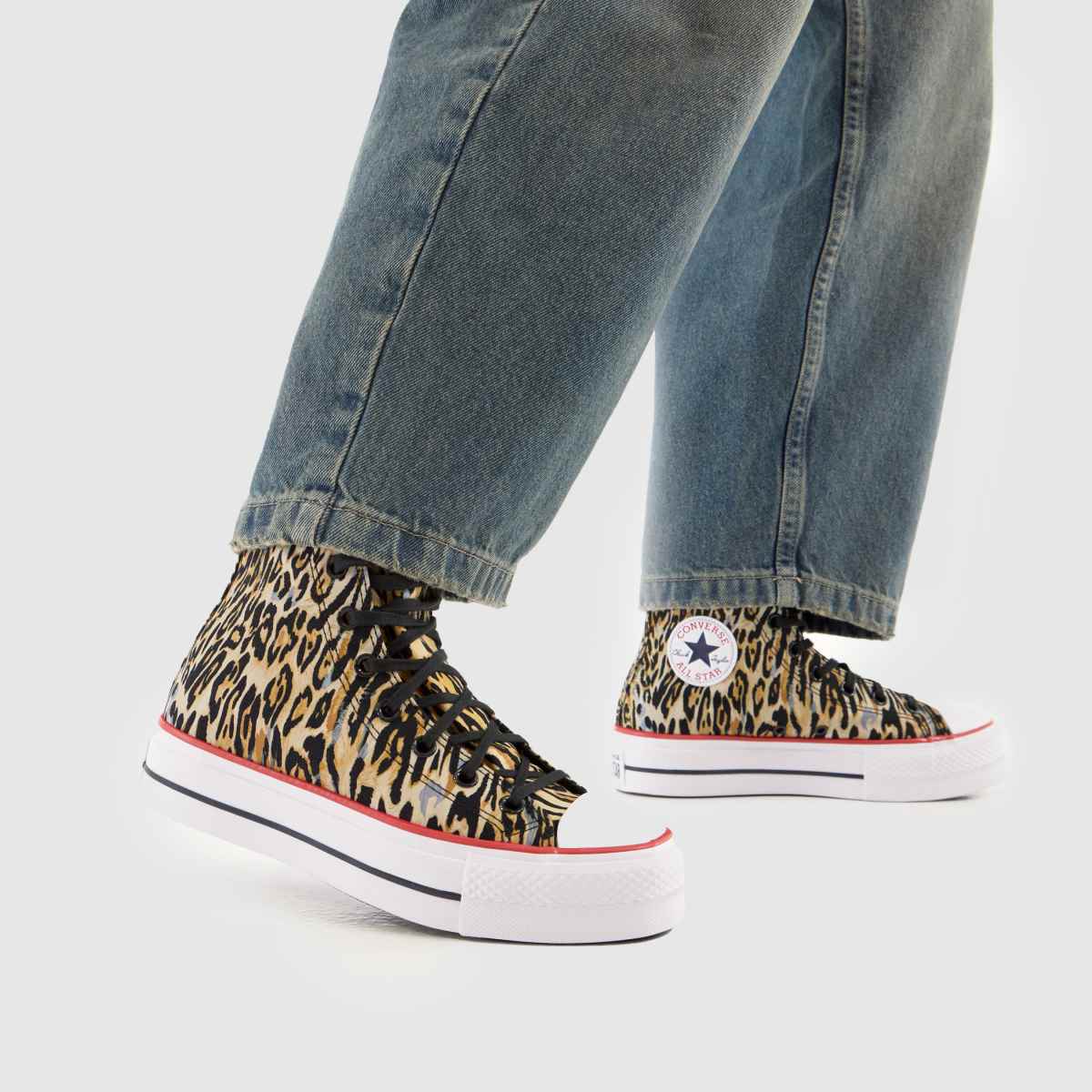 Converse  All Star Lift Leopard in Print Converse  All Star Lift Leopard in Print
