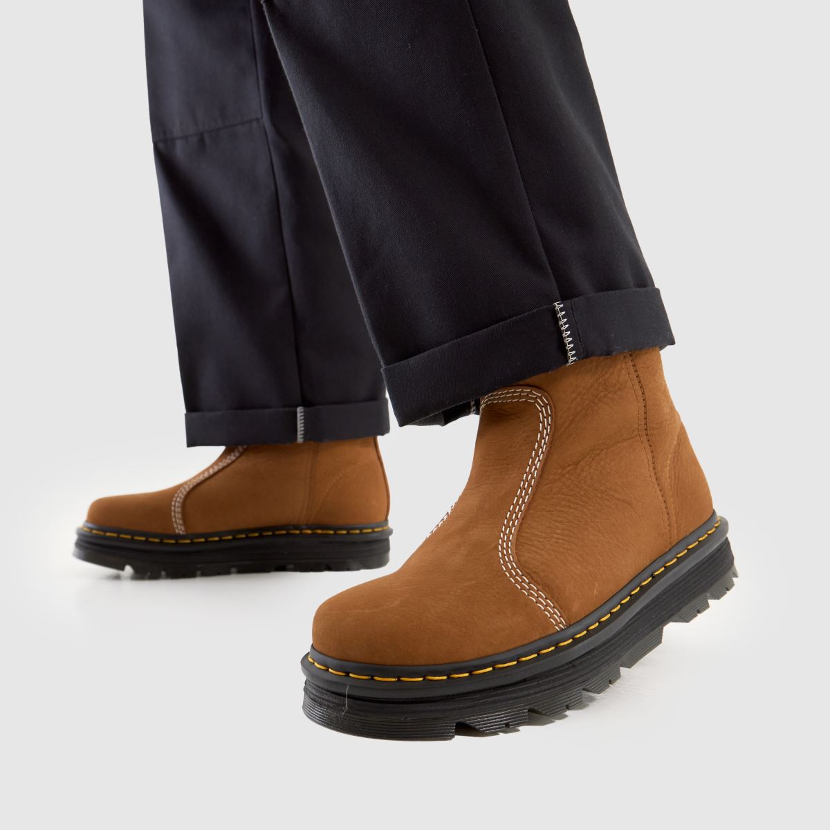 Dr Martens  Zebzag Rigger in Brown Dr Martens  Zebzag Rigger in Brown