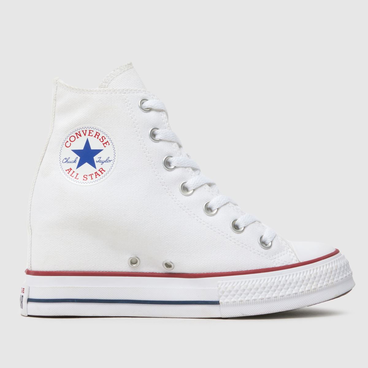 Converse  All Star Classic Wedge in White Converse  All Star Classic Wedge in White