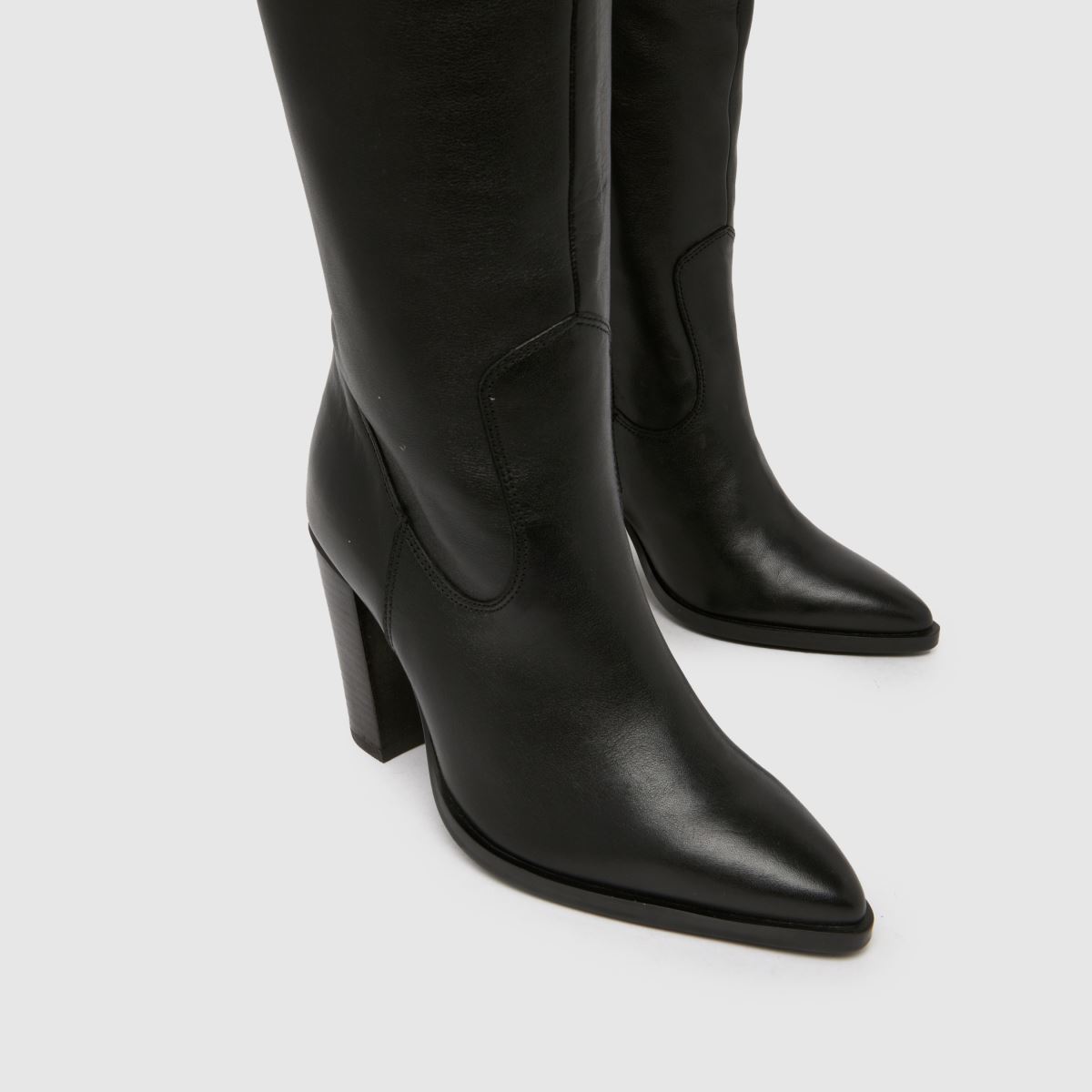 schuh  Doreen Leather Western in Black schuh  Doreen Leather Western in Black