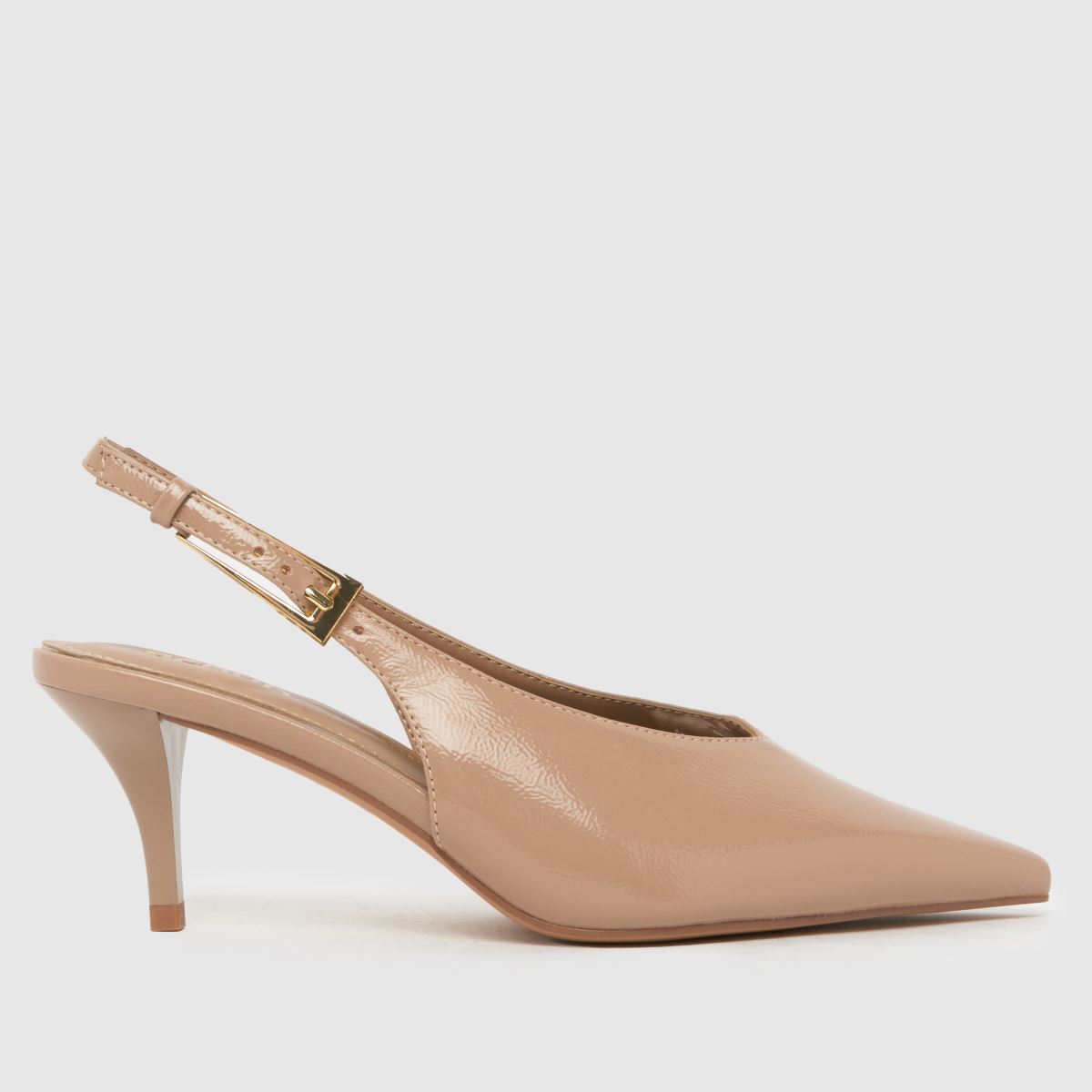 schuh  Sage Buckle Slingback Court in Taupe schuh  Sage Buckle Slingback Court in Taupe