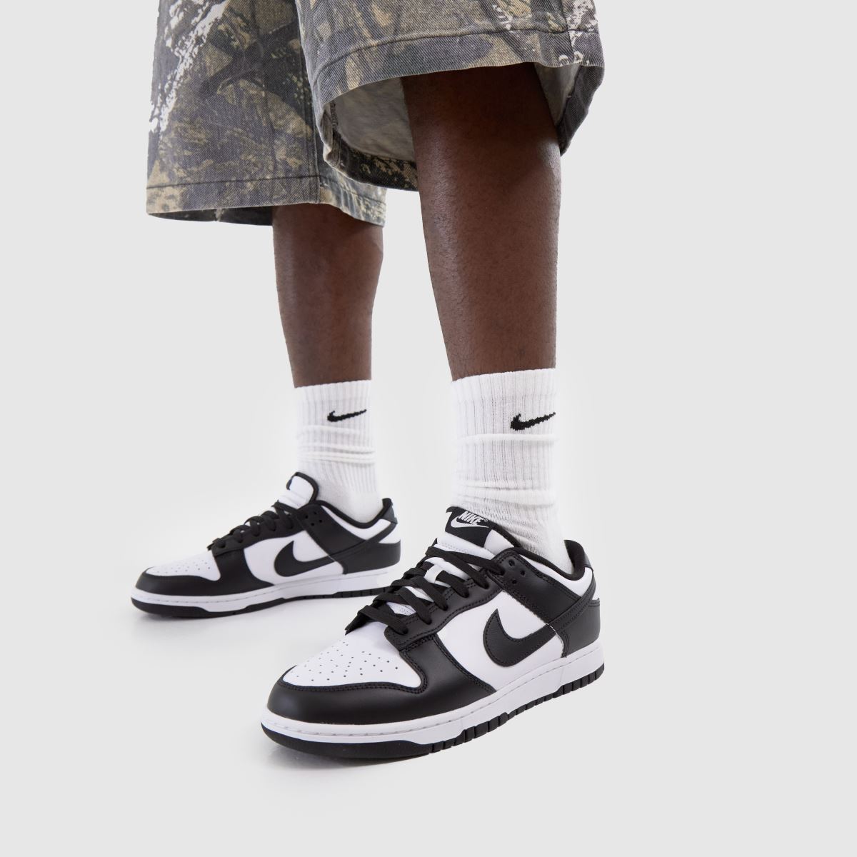 Nike  Dunk Low in Black & White Nike  Dunk Low in Black & White