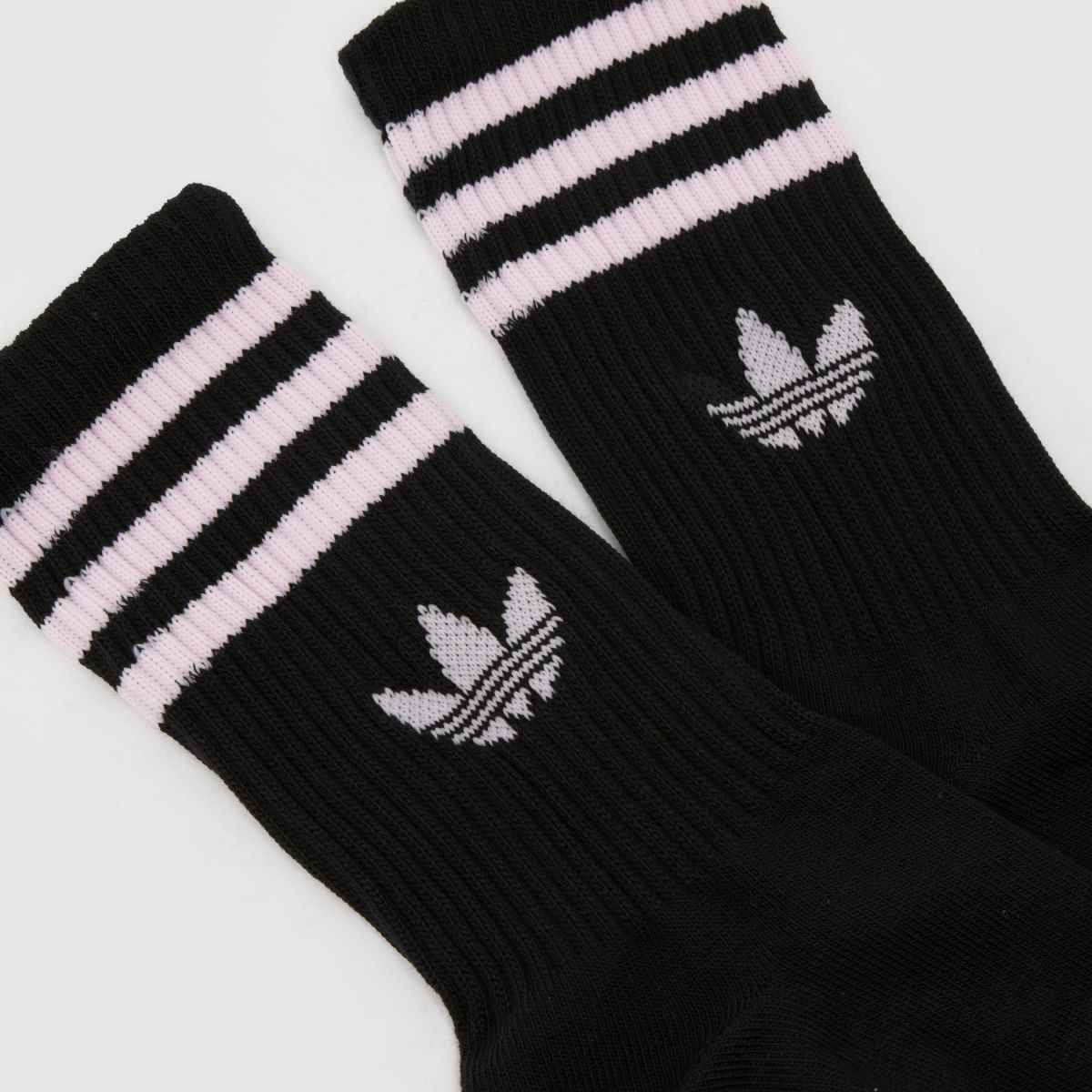adidas  Originals Crew Sock 3 Pack in Multi adidas  Originals Crew Sock 3 Pack in Multi