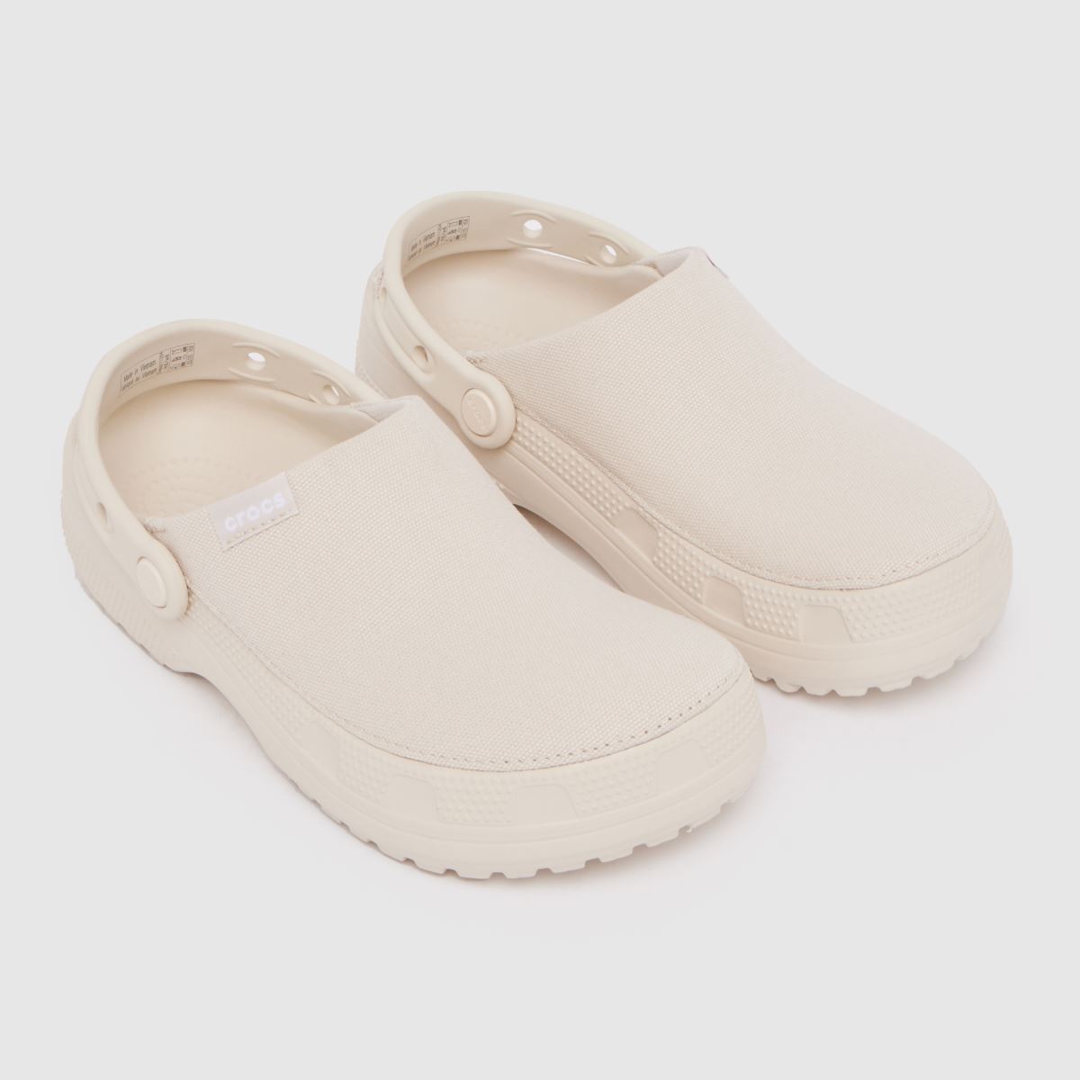 Crocs  Classic Crafted Clog in Off-White Crocs  Classic Crafted Clog in Off-White