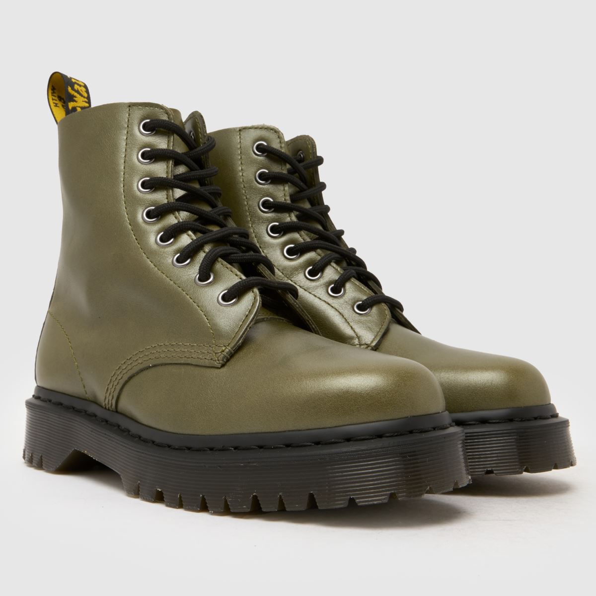 Dr Martens  1460 Pascal Bex in Khaki Dr Martens  1460 Pascal Bex in Khaki